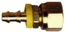 Push-On Hose Barbs: Female SAE 45&ordm; Swivel